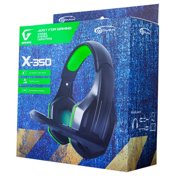  Gemix X-350 Black-Green (04300097) -  5