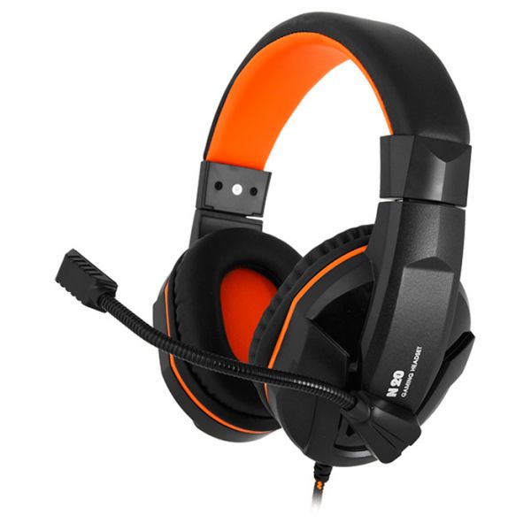  Gemix N20 Gaming Black/Orange, Mini jack, , ,  1.2  -  1