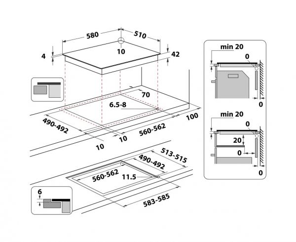    Whirlpool AKT8090NE -  4