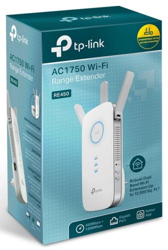  - TP-LINK RE450 Wi-Fi 802.11 ac/b/g/n, 1300Mb, 3   -  4