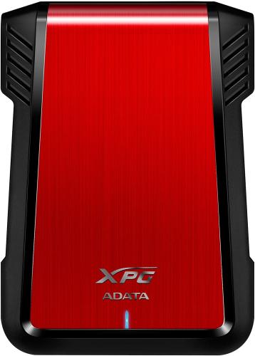   2.5" ADATA EX500, Red/Black, 1x2.5" SSD/HDD, USB 3.1 (AEX500U3-CRD) -  1