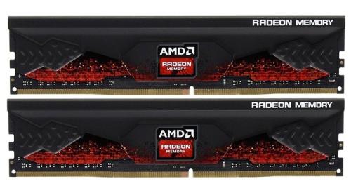  16Gb x 2 (32Gb Kit) DDR4, 3200 MHz, AMD Radeon R9 Gamer, Black, 16-18-18-39, 1.35V,   (R9S432G3206U2K) -  1