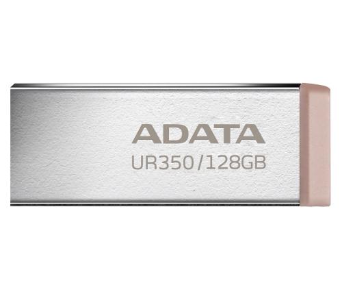   USB 128Gb ADATA UR350, Silver/Brown, USB 3.2 Gen 1,  100 / (UR350-128G-RSR/BG) -  2