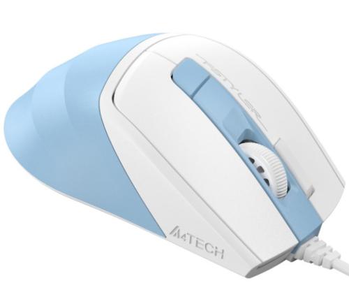  A4Tech Fstyler FM45S, lcy Blue, Desk+Air, USB, , 1000-2400 dpi, 7 , 1.5  -  5