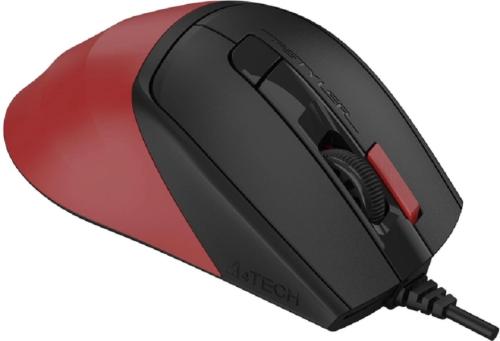  A4Tech Fstyler FM45S, Sports Red, Desk+Air, USB, , 1000-2400 dpi, 7 , 1.5  -  3