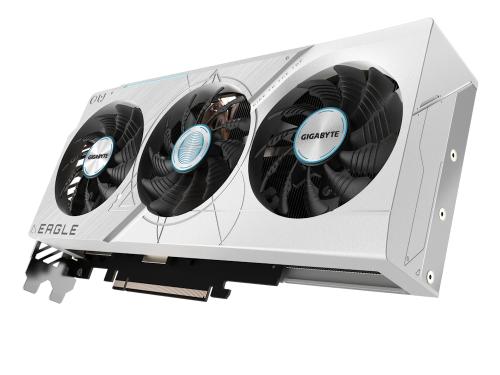  GeForce RTX 4070 Ti SUPER, Gigabyte, EAGLE OC ICE (White Edition), 16Gb GDDR6X, 256-bit, HDMI/3xDP, 2640/21000 MHz, 16-pin (GV-N407TSEAGLEOC ICE-16GD) -  3