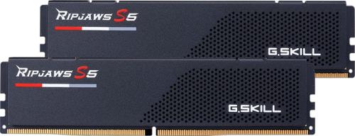  24Gb x 2 (48Gb Kit) DDR5, 5200 MHz, G.Skill Ripjaws S5 (XMP), Black, 40-40-40-83, 1.1V,   (F5-5200J4040A24GX2-RS5K) -  1