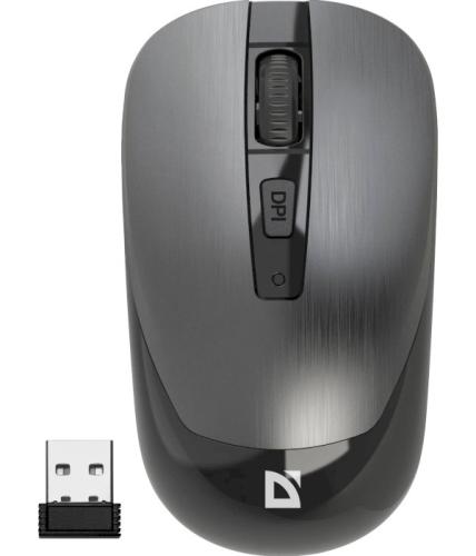   Defender Wave MM-995, Silver, USB,  ( PixArt 3065), 800-1600 dpi, 3 , 1xAA (52993) -  1