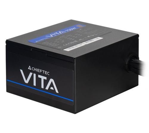   750  Chieftec VITA, Black, 80+ Bronze, 120  FDB, 2xMolex / 6xSATA / 4x6+2-pin / 2x4+4-pin / 1x20+4-pin,  AFC/OPP/OTP/OVP/SCP/SIP/UVP/OCP, ATX 12V 2.53 (BPX-750-S) -  1