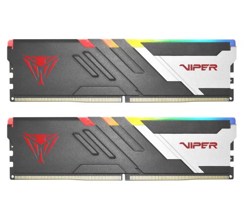  16Gb x 2 (32Gb Kit) DDR5, 6000 MHz, Patriot Venom RGB, Black, 30-40-40-76, 1.35V,   (PVVR532G600C30K) -  1