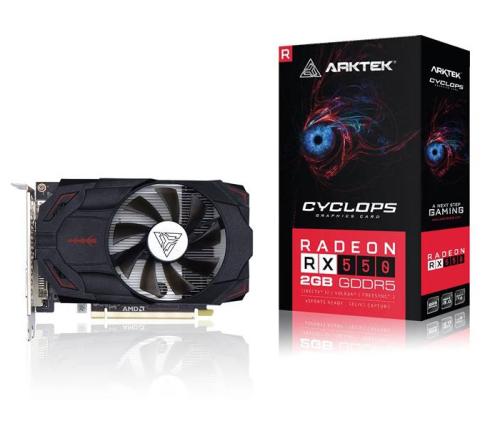 ³ Radeon RX 550, Arktek, 4Gb GDDR5, 128-bit, DVI/HDMI/DP, 1287/7000 MHz (AKR550D5S4GL1) -  1