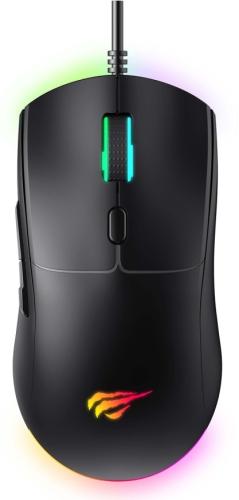  Havit MS1030, Black, USB, , 1200-3600 dpi, RGB , 6 , 1.5  (HV-MS1030) -  1