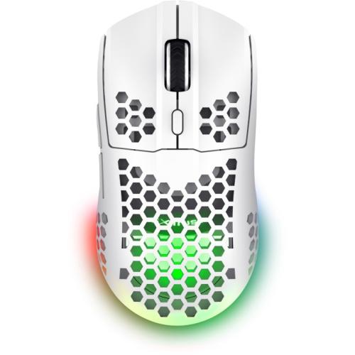   Trust GXT 929W Helox, White, USB (2.4GHz), , 800-4800 dpi, RGB , 6 ,  (25390) -  1