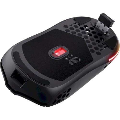   Trust GXT 929 Helox, Black, USB (2.4GHz), , 800-4800 dpi, RGB , 6 ,  (25307) -  4