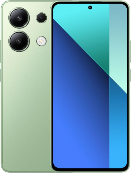  Xiaomi Redmi Note 13 Mint Green, 2 Nano-SIM, 6.67" (24001080, 120 ) AMOLED, Qualcomm Snapdragon 685 (4x2.8 GHz + 4x1.9 GHz), RAM 8GB, ROM 512GB, MicroSD (Max 1Tb), GPS, Wi-Fi, BT, LTE, 4 Cam, Li-Ion 5000mAh, Android 13 -  1