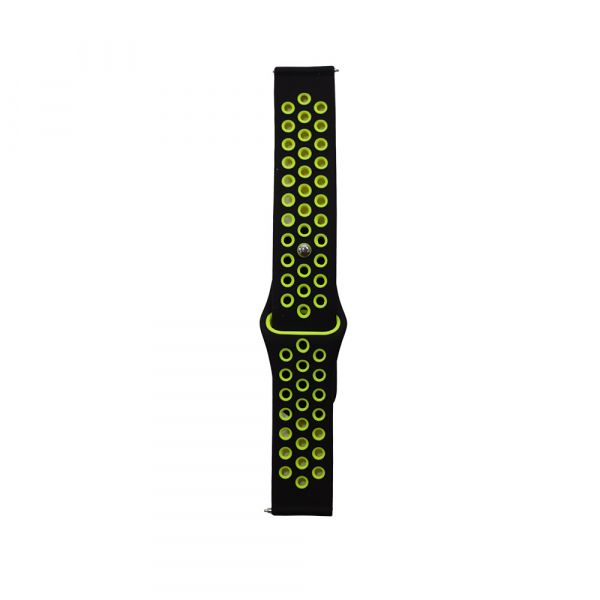     Amazfit, Samsung, Huawei, 20 mm, SPORT Design, Black-Green -  1