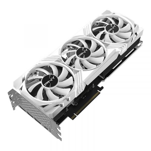  GeForce RTX 4070 Ti SUPER, PNY, VERTO OC (White Edition), 16Gb GDDR6X, 256-bit, HDMI/3xDP, 2655/21000 MHz, 16-pin (VCG4070TS16TFWXPB1-O) -  3