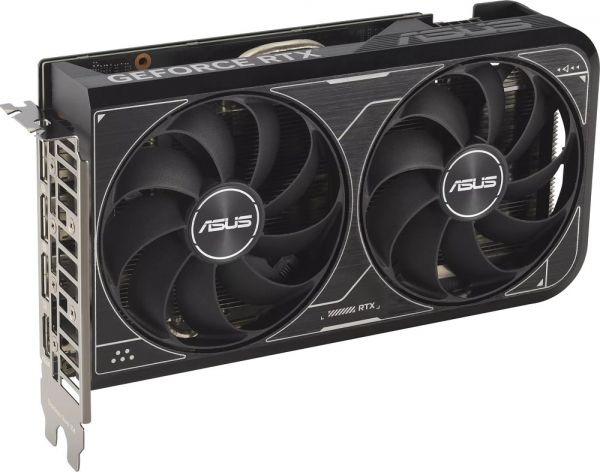  GeForce RTX 4060, Asus, DUAL V2 OC, 8Gb GDDR6, 128-bit, HDMI/3xDP, 2535/17000 MHz, 8-pin (DUAL-RTX4060-O8G-V2)_Bulk -  2