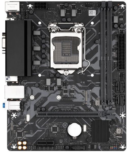 . 1200 (H510) Maxsun Challenger H510M-R V2, H510, 2xDDR4, Int.Video(CPU), 4xSATA3, 1xPCI-E 16x 4.0, 1xPCI-E 1x, M.2 3.0, RTL8111H, 2xUSB3.2/2xUSB2.0, VGA/HDMI, MicroATX (MS-Challenger H510M-R V2) -  3