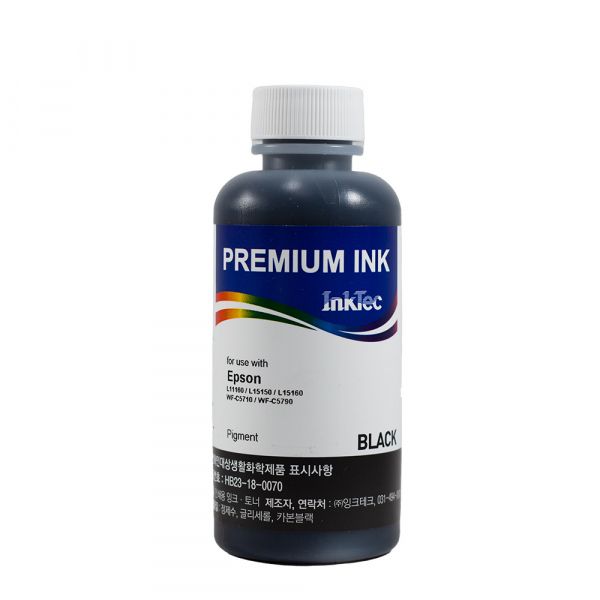  InkTec Epson E0019, Black, L11160/L15150/L15160, WF-C5710/C5790/C8690/C8190/C5290, 100 ,  (E0019-100MB) -  1