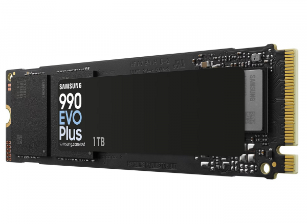   SSD 1Tb, Samsung 990 Evo Plus, PCI-E 5.0 x2, M.2 2280, 3D TLC, 7150/6300 / (MZ-V9S1T0BW) -  2