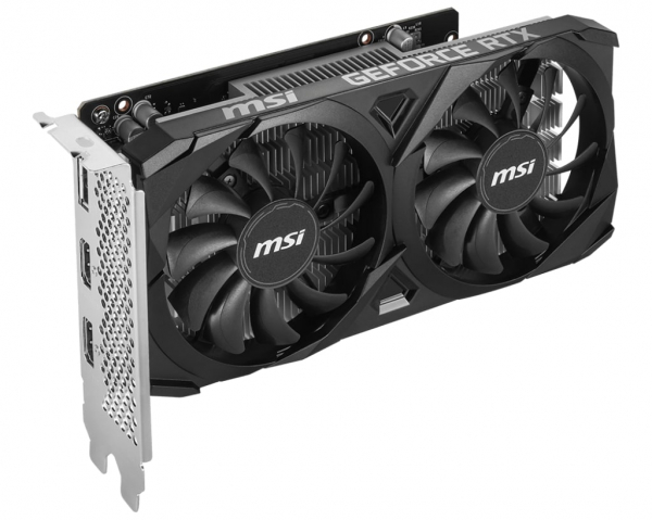 ³ GeForce RTX 3050, MSI, VENTUS 2X E OC, 6Gb GDDR6, 96-bit, 2xHDMI/DP, 1492/14000 MHz (RTX 3050 VENTUS 2X E 6G OC) -  3