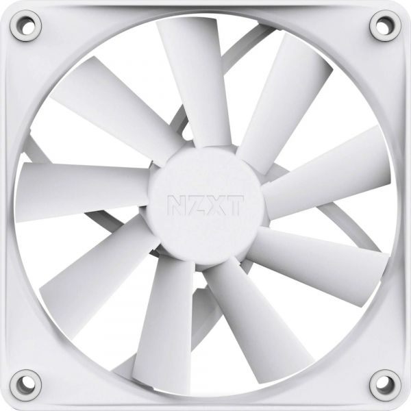  120 , NZXT F120Q (2022), White, 12012026 , 500-1200 /, 16.7-22.5 , 4-pin (PWM),      (RF-Q12SF-W1) -  1