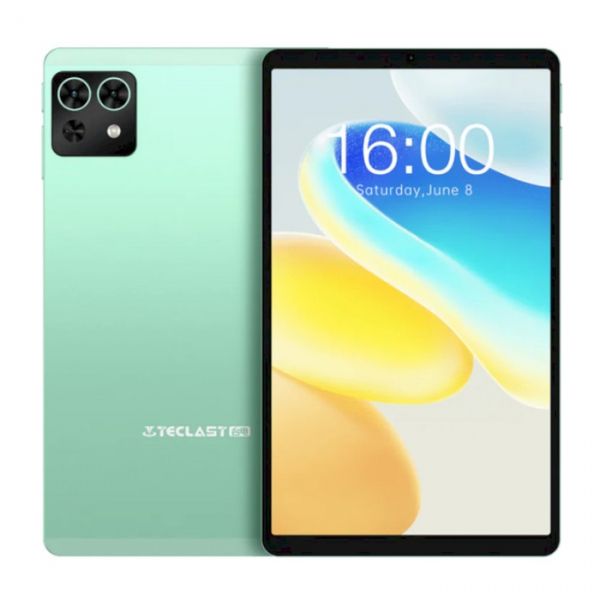  8" Teclast M50 Mini Tea Green, (1340x800) IPS, Unisoc Tiger T606, RAM 6Gb, ROM 128Gb + microSD(max 2Tb), GPS, Wi-Fi, BT, LTE, 5000 mAh, Android 13 -  1