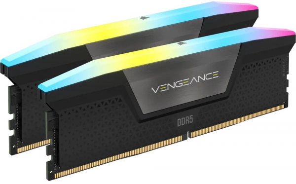  24Gb x 2 (48Gb Kit) DDR5, 6000 MHz, Corsair Vengeance RGB, Black, 36-44-44-96, 1.4V,  , Bulk (CMH48GX5M2E6000C36) -  2