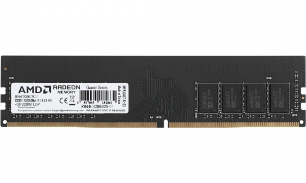 ' 4Gb DDR4, 3200 MHz, AMD R9, CL22, 1.2V (R944G3206U2S-U) -  1