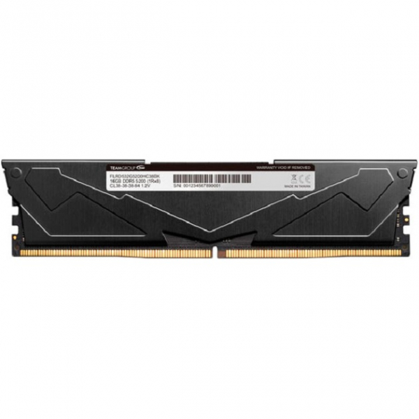 ' 16Gb x 2 (32Gb Kit) DDR5, 6400 MHz, Team Vulcan, Black, 40-40-40-84, 1.35V,   (FLBD532G6400HC40BDC01) -  4