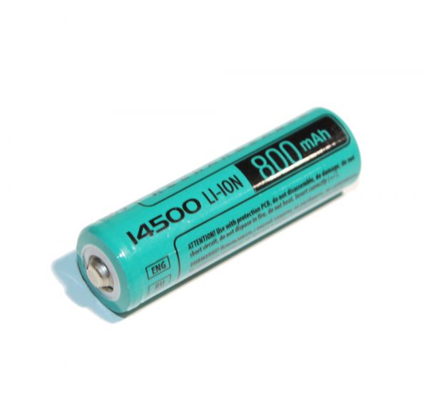  14500, 800 mAh, Videx, 1 , Li-ion, Bulk -  1