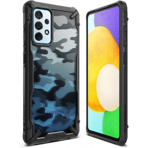   Samsung Galaxy A52, Ringke Fusion X, Camo Black (RCS4891) -  1