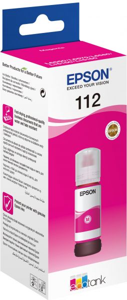  Epson 112, Magenta,  L15150/L15160, 70  (C13T06C34A) -  1