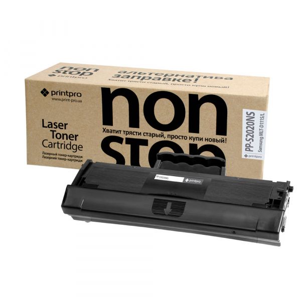  Samsung MLT-D111S, Black, SL-M2020/M2070, 1k, PrintPro "Non Stop" (PP-S2020NS) -  1