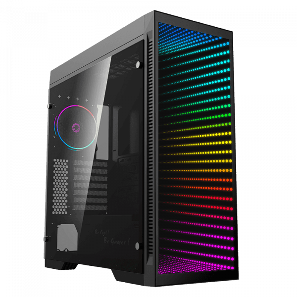  GameMax Abyss-TR Black,  , Full-tower, ATX/microATX/Mini-ITX, 2USB 3.0, 2USB 2.0, 1x120  LED, 235x526x510 , 0.8, 8.8 (Abyss-TR) -  1