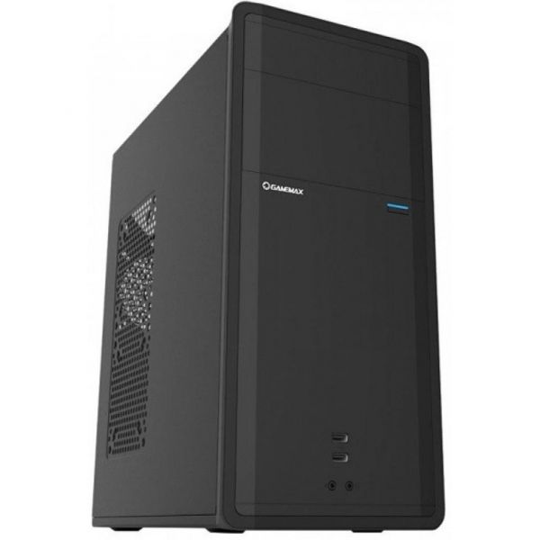  GameMax ET-209 Black, 400 , Midi Tower, ATX / Micro ATX / Mini ITX, 2USB 2.0 (ET-209-400) -  1