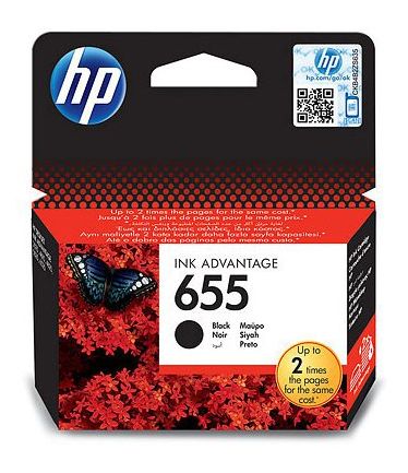  HP 655 (CZ109AE), Black, DeskJet 4615/4625/3525/5525, 550  -  2