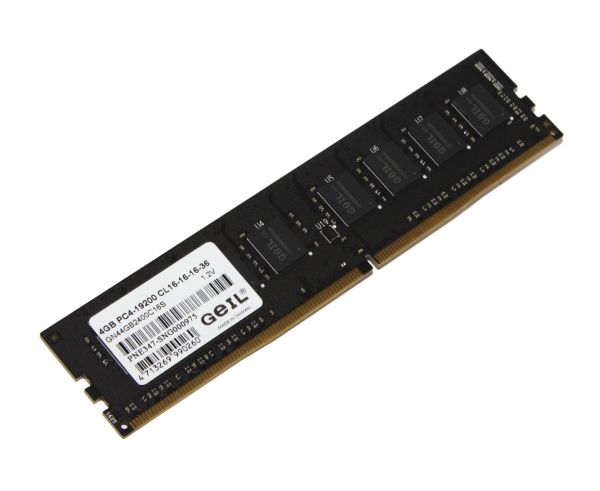  4Gb DDR4, 2400 MHz, Geil, 16-16-16, 1.2V (GN44GB2400C16S) -  1