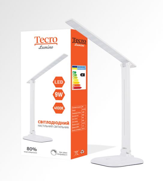  LED , Tecro LUMINO, 9W, 4100K, White, 500Lm,   1.5 (LUMINO) -  1