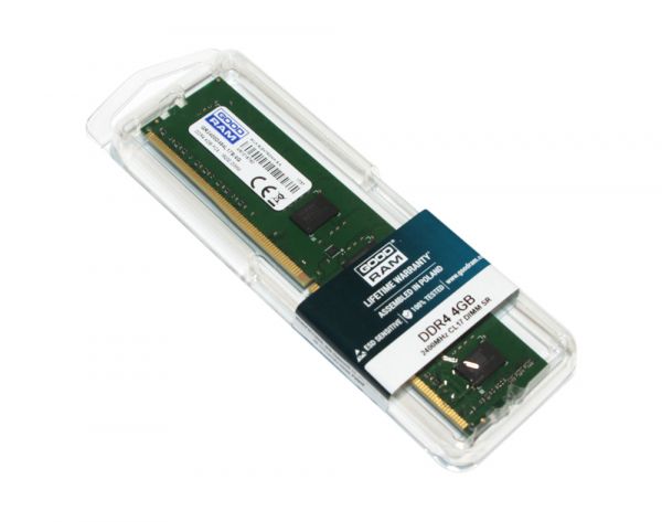 ' 4Gb DDR4, 2400 MHz, Goodram, 15-17-17, 1.2V (GR2400D464L17S/4G) -  1