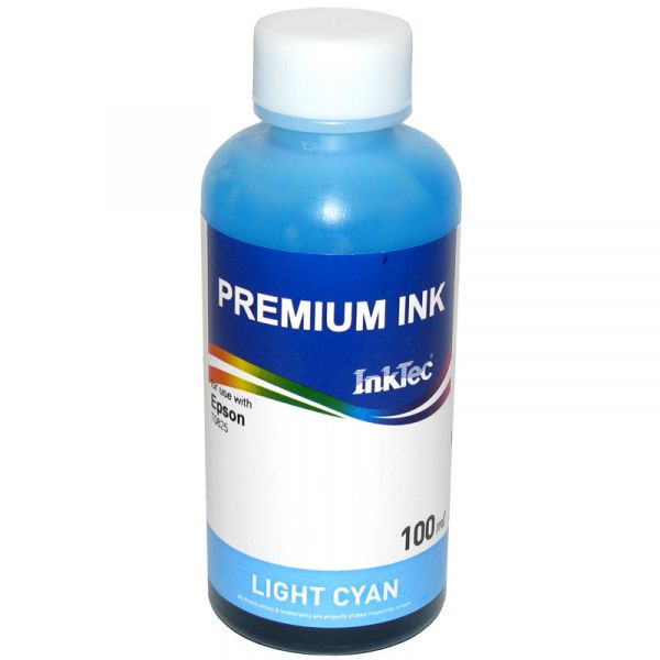  InkTec Epson E0017, Light Cyan, L800/L805/L810/L850/L1800, 100 ,  (E0017-100MLC) -  1