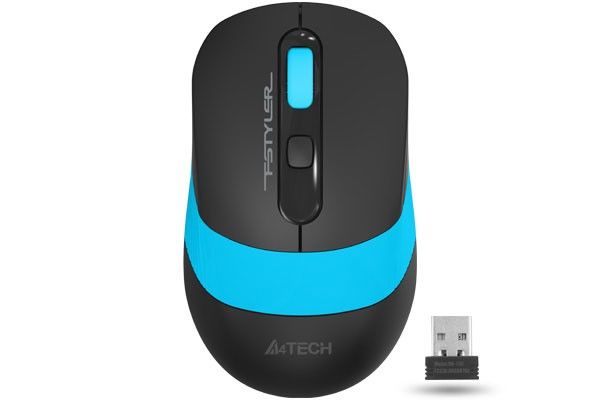  A4Tech Fstyler FG10 2000dpi Black+Blue, USB, Wireless -  1