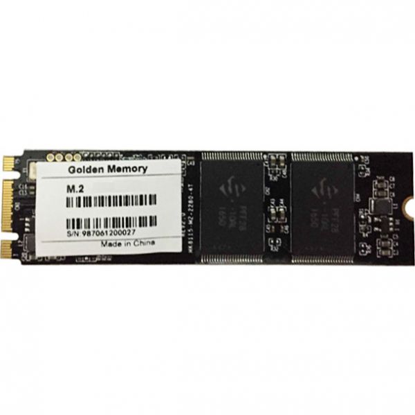   M.2 128Gb, Golden Memory, SATA3, MLC, 500/350 MB/s (GM2280128G) -  1