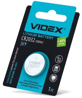  CR2032, , Videx, 1 , 3V, Blister -  1