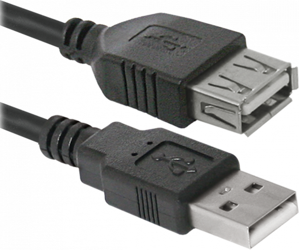 - USB 5  Defender Black (87454) -  1