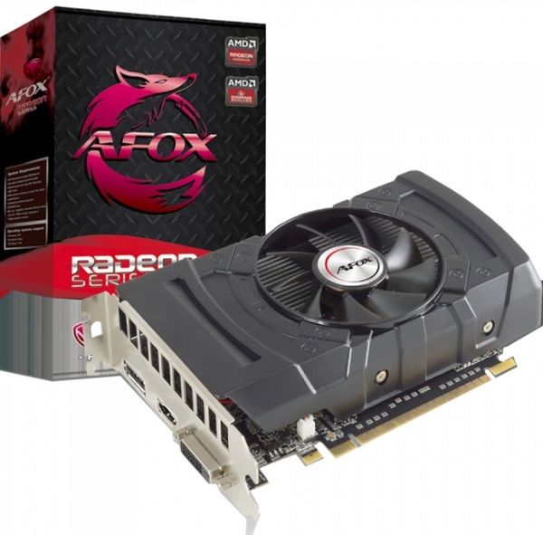  Radeon RX 550, AFOX, 4Gb DDR5, 128-bit, DVI/HDMI/DP, 1180/6000MHz (AFRX550-4096D5H3) -  1