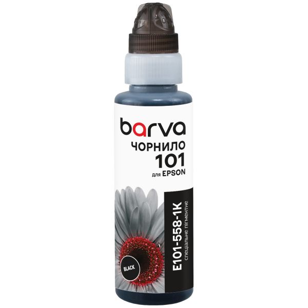  Barva Epson L4150, L4160, L6160, L6170, L6190, Black Pigment, 100 ,  OneKey (E101-558-1K) -  1