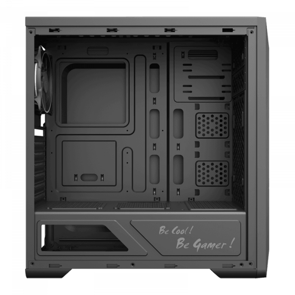  GameMax Shine Black,  , Mid Tower, ATX / Micro ATX / Mini ITX, 1USB 3.0, 2USB 2.0, 1120, 458206456 , 0.5 , 4.8  (G517) -  7