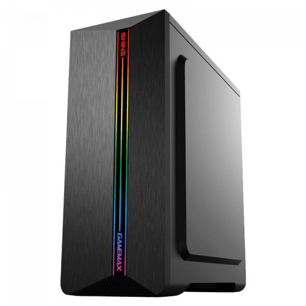  GameMax Shine Black,  , Miditower, ATX/Mini-ITX/microATX, 1USB 3.0, 2USB 2.0, 1120, 458206456 , 0.5, 4.8 (G517) -  3